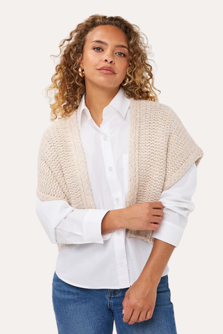 Cardigan Gilet - Biscuit