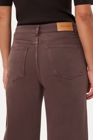 Trousers Barrel Jeans Cacao