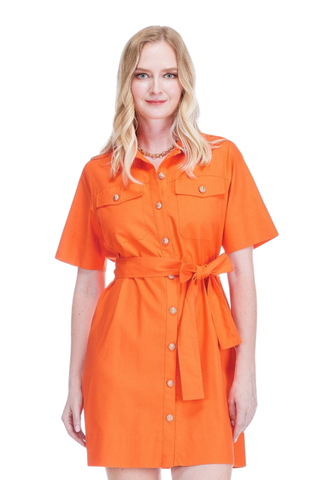 Pocket Shirt Dress