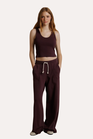 French Terry Pocket Pant Drawcord