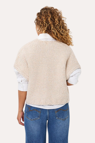 Cardigan Gilet - Biscuit