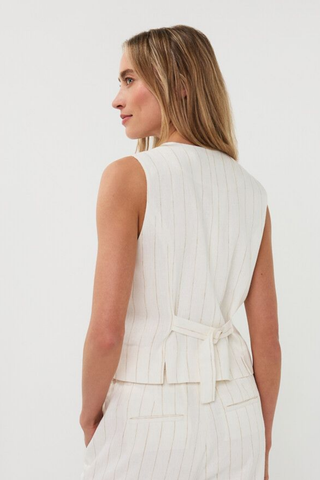 Gilet Short Linen
