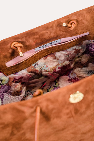 Tina Brown Suede Handbag