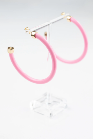 Bubble Gum Pink Hoop