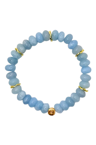 Powder Blue Gemstone Bracelet