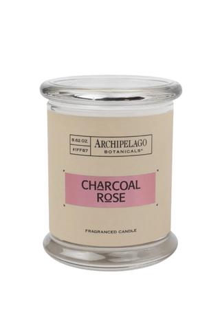 Charcoal Rose Jar Candle