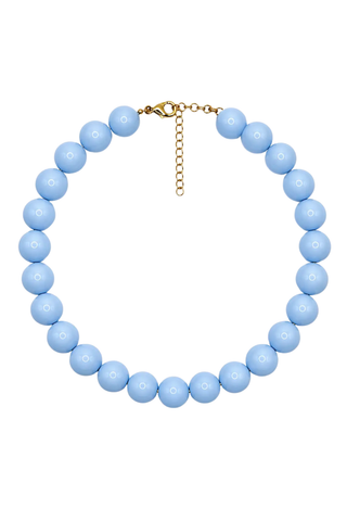 Chunky Baby Blue Bubble Necklace