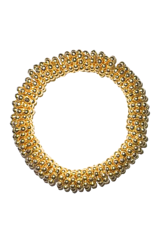 Large Gold Daisy Bead Bracelet