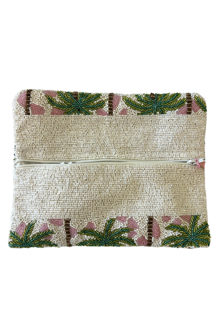 Kylie Beaded Foldover Clutch