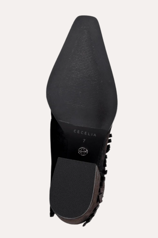 Majo - Black Suede Bootie