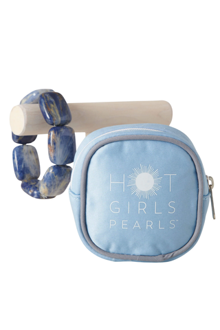Blue Lapis Cooling Pearl Bracelet