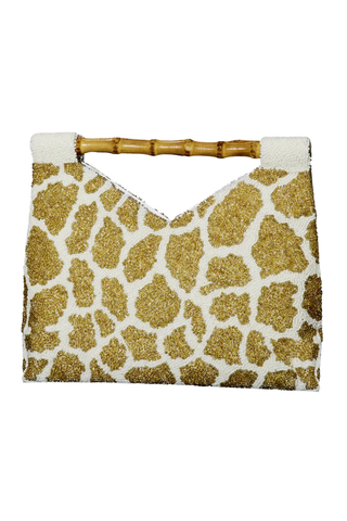 Giraffe Beaded Purse