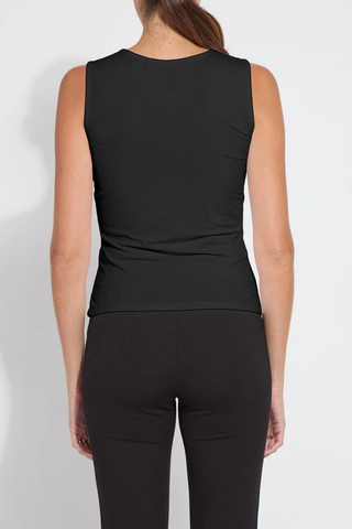 Essential V-Neck Shell - Black