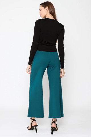 Ponte Crop Wide Leg pant
