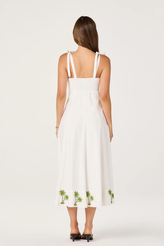 Shiann Embroidered Midi Dress