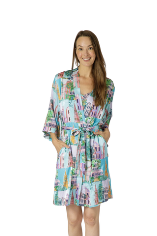 Charleston Pop Robe - Charleston Print