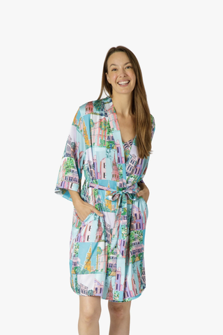 Charleston Pop Robe - Charleston Print