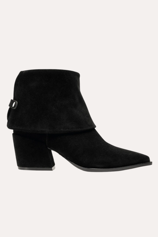 Majo - Black Suede Bootie