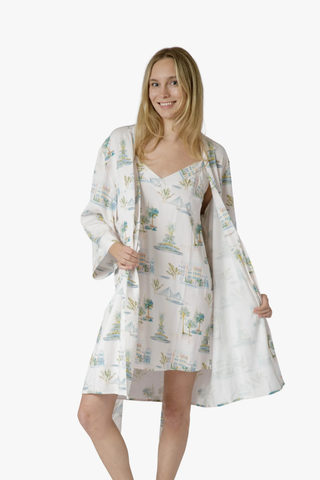 Charleston Watercolor Robe