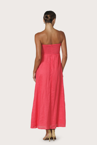 Talia Linen Maxi Dress