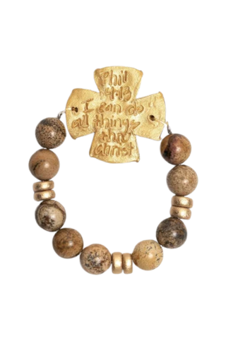 Picture Jasper with Rachel Cross Bracelet