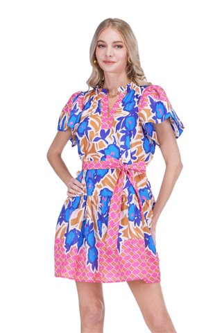Flutter Sleeve Dress