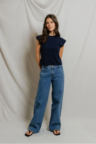 Porter Supima Cap Sleeve Tee