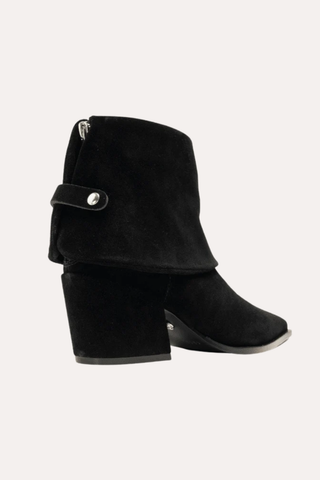 Majo - Black Suede Bootie