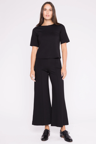 Ponte Crop Wide Leg pant