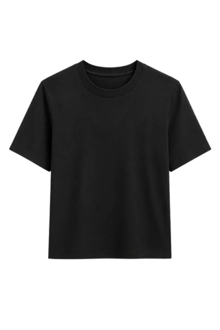 Heavy Jersey Crewneck Tee - Black