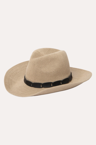 Norma - Pinch Crown Cowboy with Faux Leather Linked Band