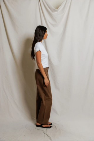 Suri Rib Cap Sleeve Tee