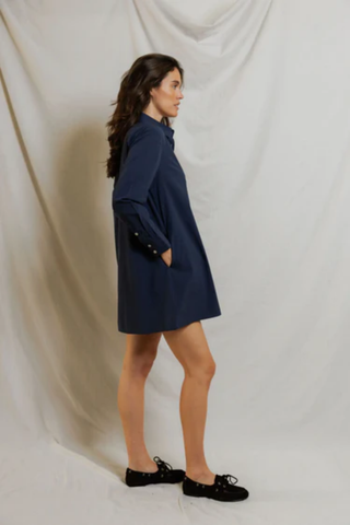Felicia Poplin Shirt Dress