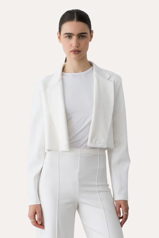 Off-White Ponte Knot Boxy Blazer