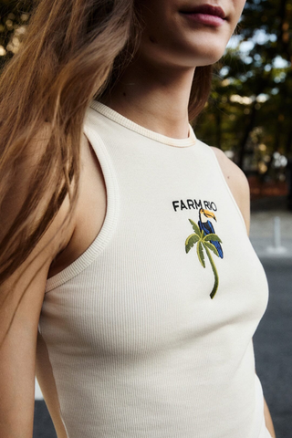 Tucanissimo Embroidered Tank Top