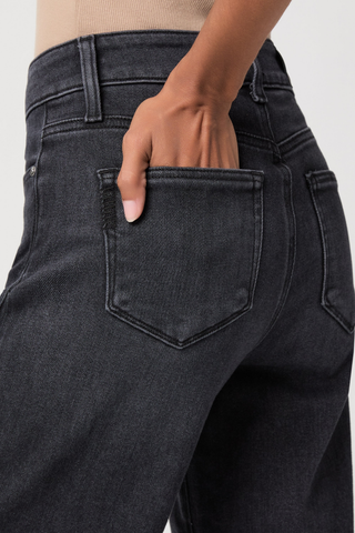 Anessa Twisted Outseam Panel Raw Hem