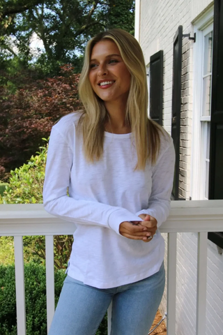 Long Sleeve Jeans Crew