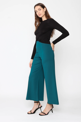 Ponte Crop Wide Leg pant