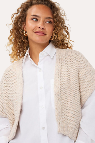 Cardigan Gilet - Biscuit