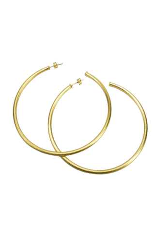 Stella Hoop Earrings | 18k Gold Plated