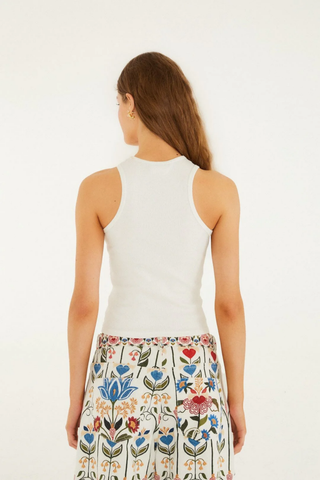 Tucanissimo Embroidered Tank Top