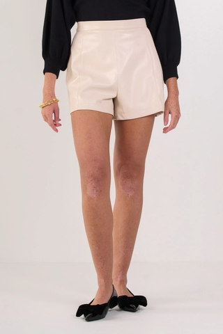 Tailored Short Vegan Leather